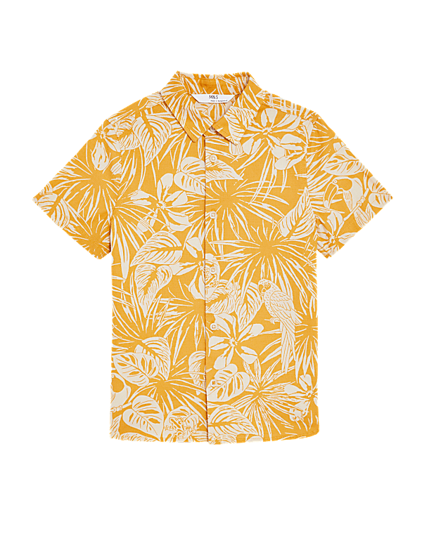 Pure Cotton Parrot Shirt