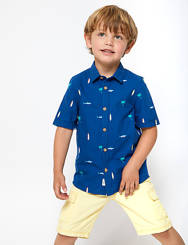 Pure Cotton Surfboard Shirt (2-7 Yrs)