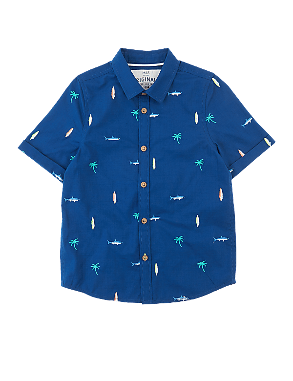Pure Cotton Surfboard Shirt (2-7 Yrs)