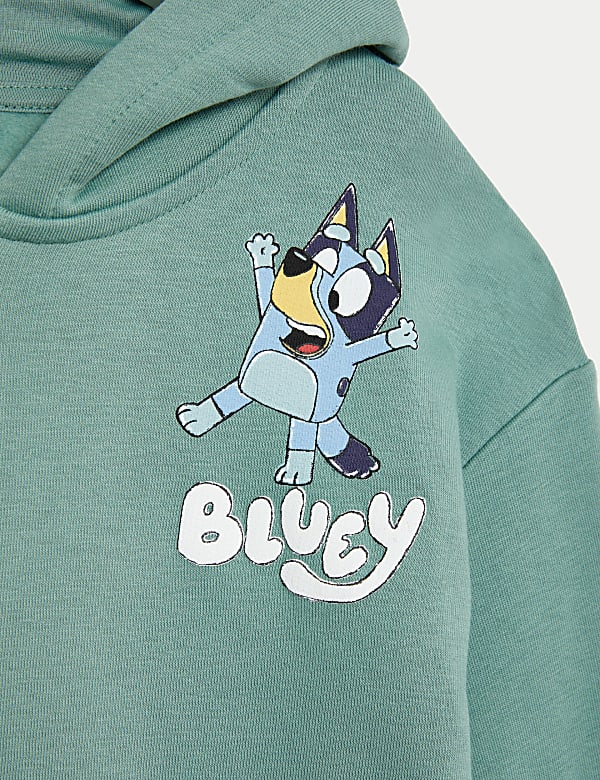 Cotton Rich Bluey™ Zip Hoodie (2-8 Yrs)