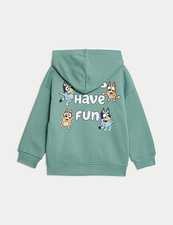 Cotton Rich Bluey™ Zip Hoodie (2-8 Yrs)