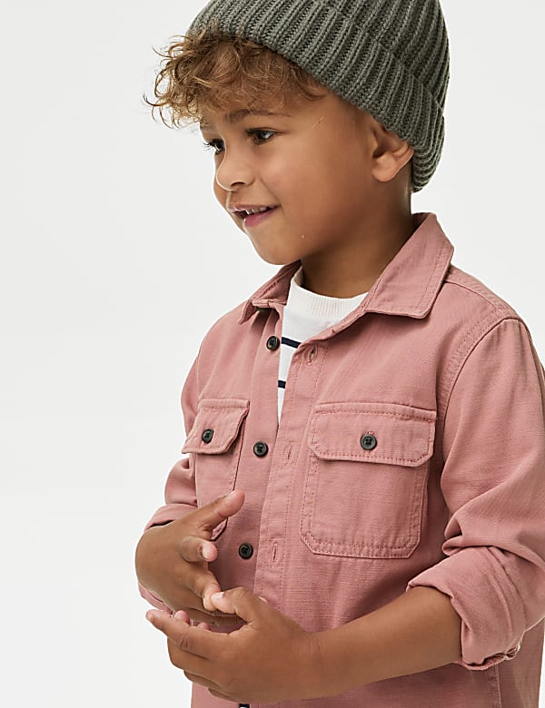 2pc Pure Cotton Shirt & T-Shirt Set (2-16 Yrs)