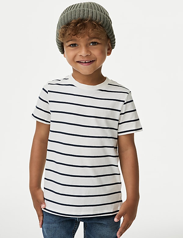2pc Pure Cotton Shirt & T-Shirt Set (2-16 Yrs)