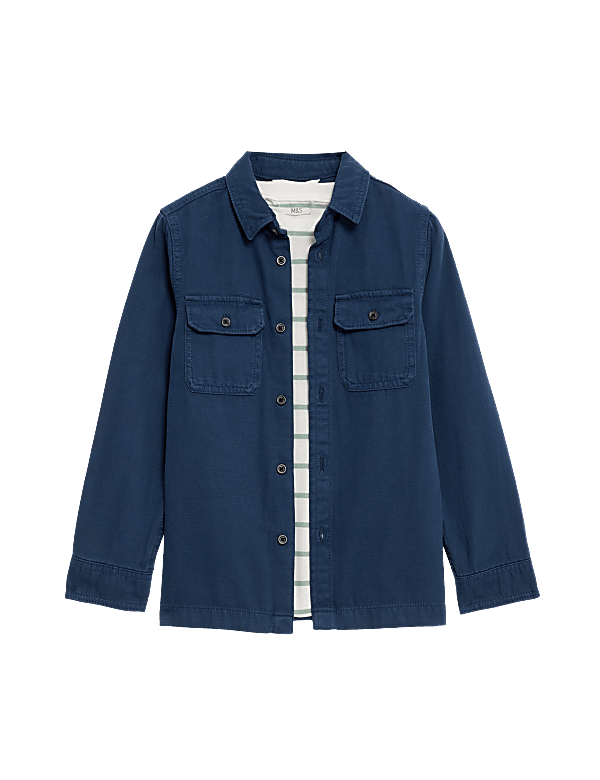 2pc Pure Cotton Shirt & T-Shirt Set (2-16 Yrs)