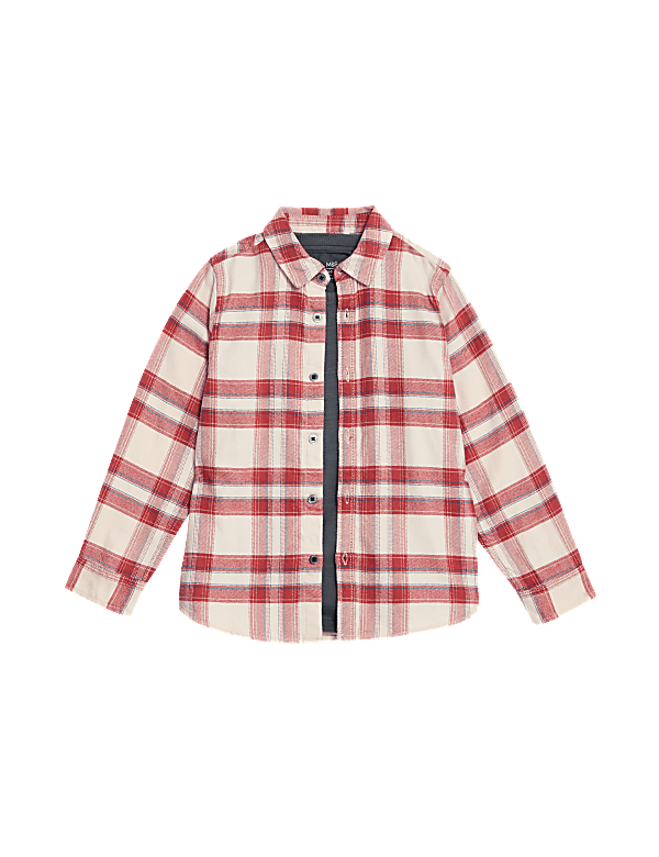 Pure Cotton Patterned Shirt (2-8 Yrs)