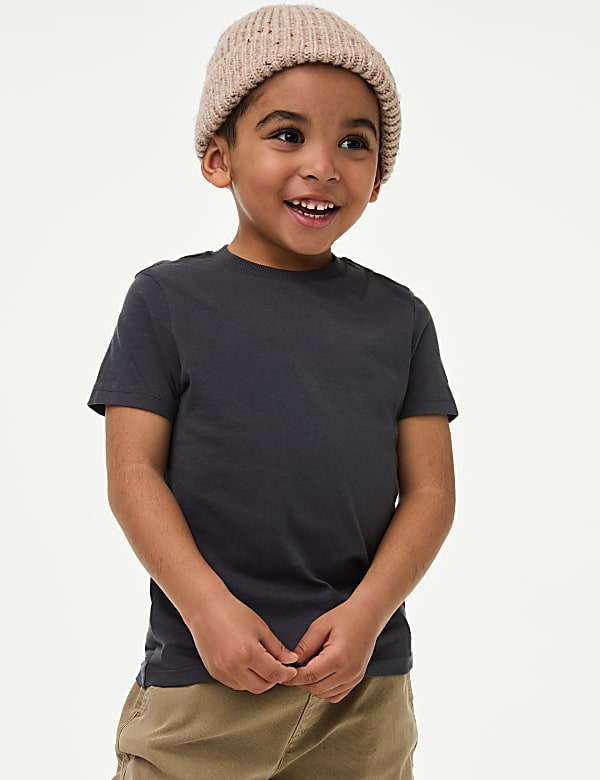 2pc Cotton Rich Checked Shirt & T-Shirt Set (2-8 Yrs) - JP