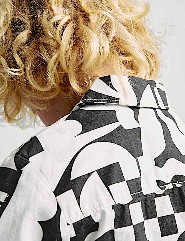 Pure Cotton Printed Shirt & T-Shirt Set (2-16 Yrs) - JO