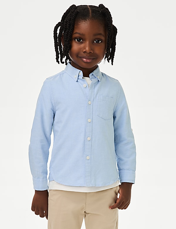 Pure Cotton Oxford Shirt (2-8 Yrs)