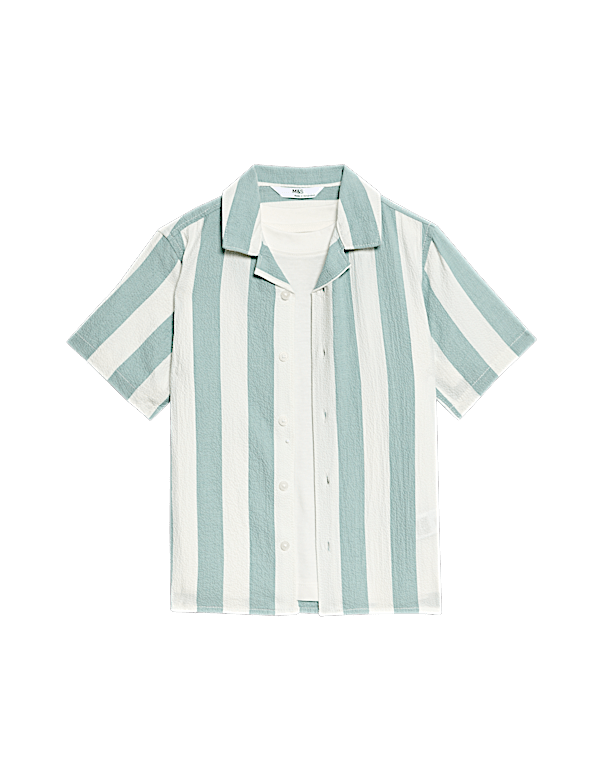 2pc Cotton Rich Shirt & T-Shirt Set (2-16 Yrs)