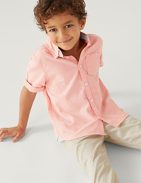 Pure Cotton Oxford Shirt