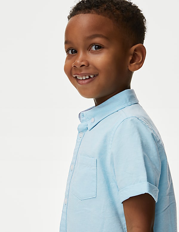 Pure Cotton Oxford Shirt (2-8 Yrs) - MX