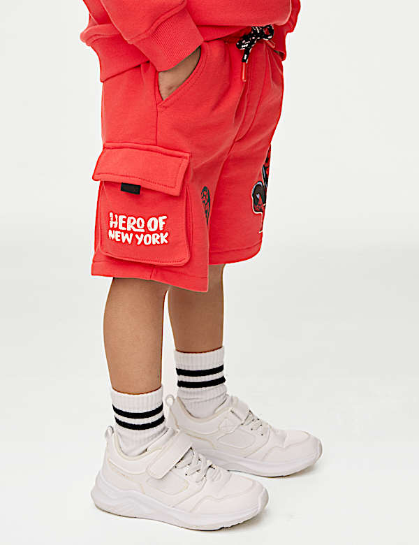 Cotton Rich Spider-Man&trade; Shorts (2-8 Yrs) - PL