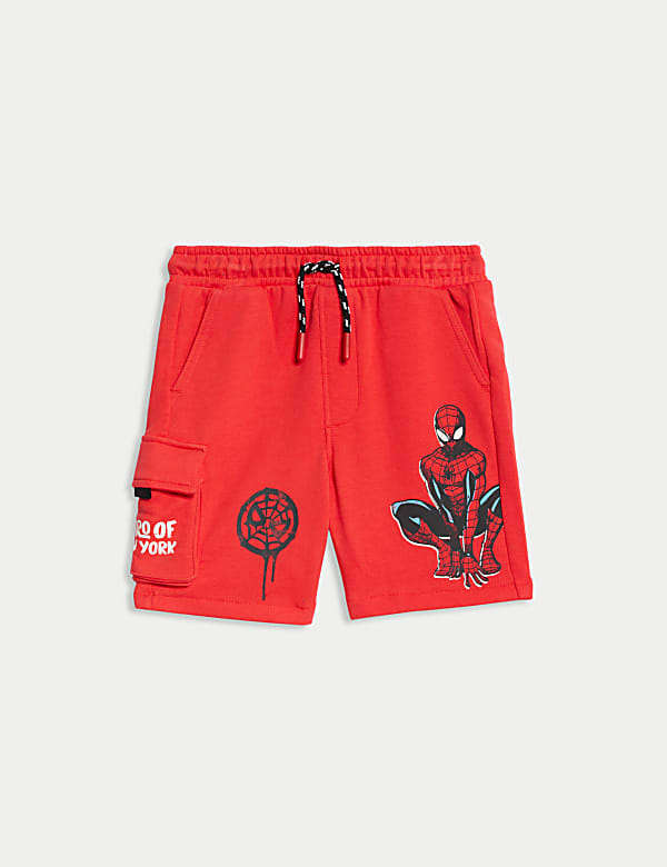 Cotton Rich Spider-Man&trade; Shorts (2-8 Yrs) - PL