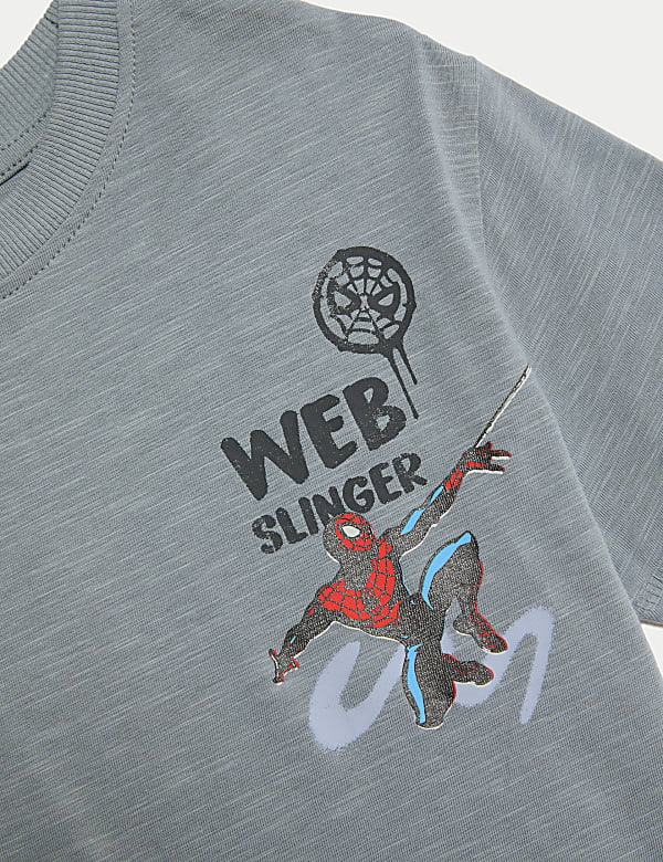Pure Cotton Spider-Man T-Shirt (2-8 Yrs)