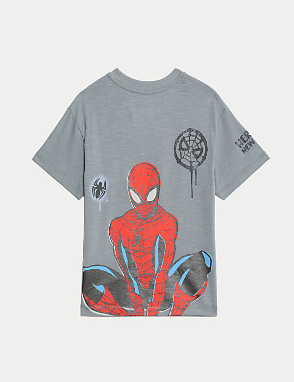 Pure Cotton Spider-Man T-Shirt (2-8 Yrs)