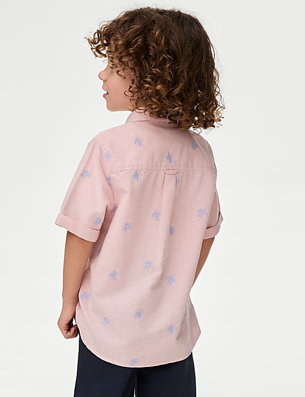 Pure Cotton Turtle Embroidered Oxford Shirt (1-8 Yrs)