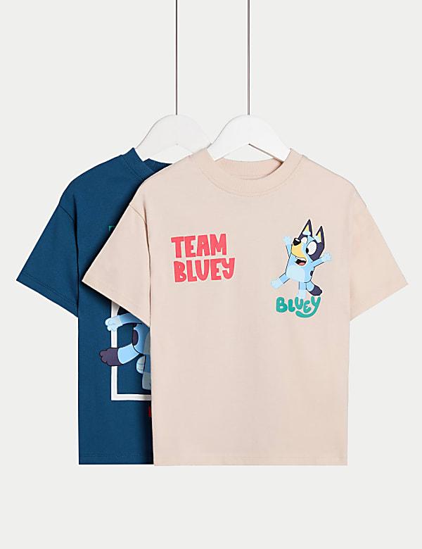 Tričko Bluey™ z&nbsp;čisté bavlny, 2 ks (2–8&nbsp;let) - CZ