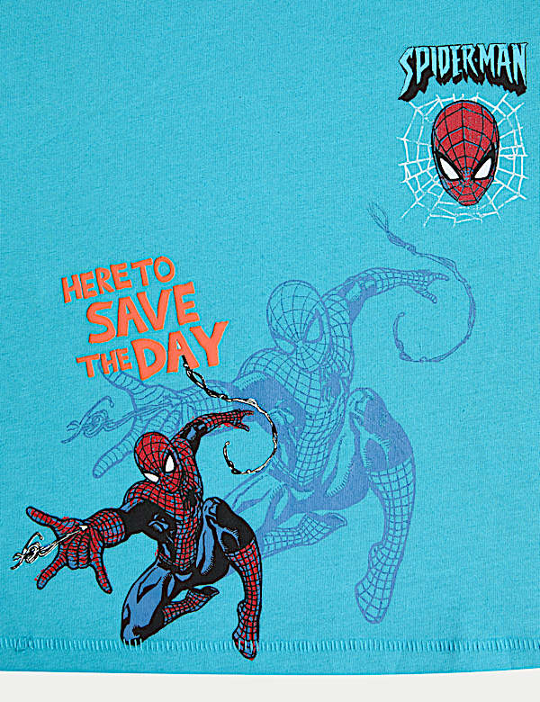 2pk Pure Cotton Spider-Man&trade; T-Shirts (2-8 Yrs)
