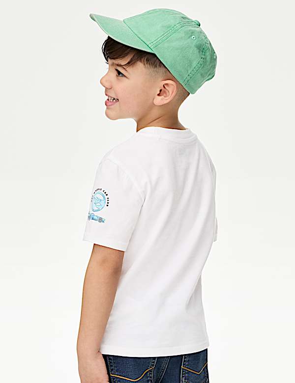 Pure Cotton Hot Wheels™ T-Shirt (2-8 Yrs)