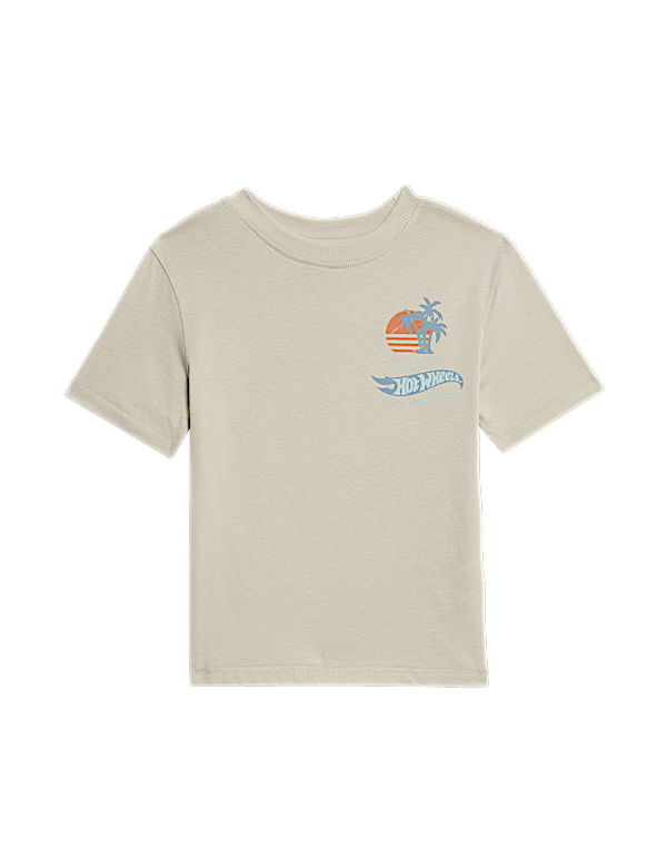 Pure Cotton Hot Wheels™ T-Shirt (2-8 Yrs)