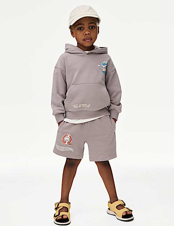 Cotton Rich Hot Wheels™ Hoodie (2-8 Yrs) - GR
