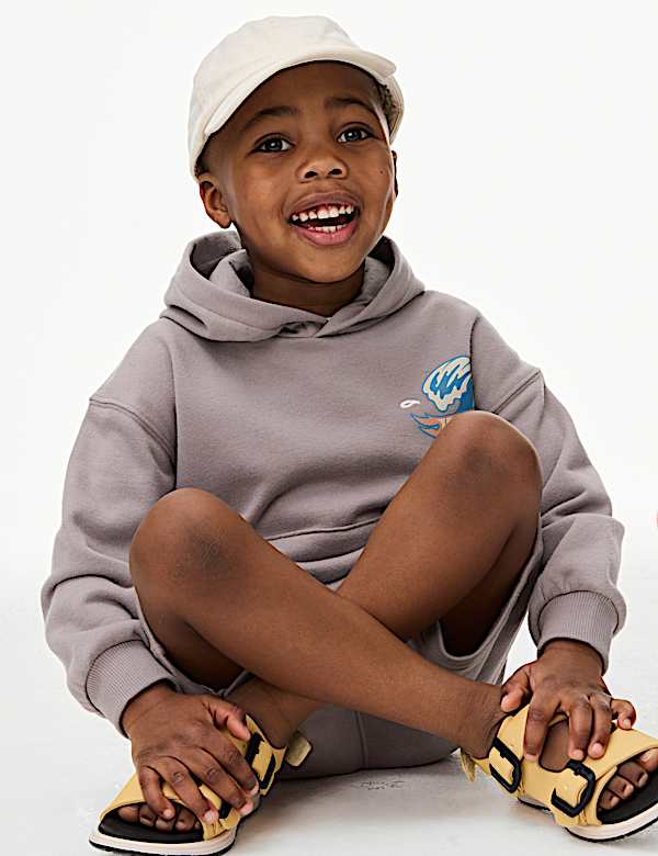 Cotton Rich Hot Wheels™ Hoodie (2-8 Yrs) - GR