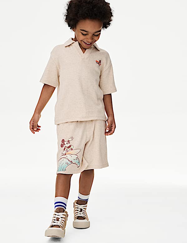 2-teiliges Outfit aus reiner Baumwolle mit Mickey Mouse™ Motiv (1–8 J.) - AT