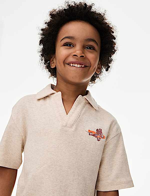 2-teiliges Outfit aus reiner Baumwolle mit Mickey Mouse™ Motiv (1–8 J.) - AT