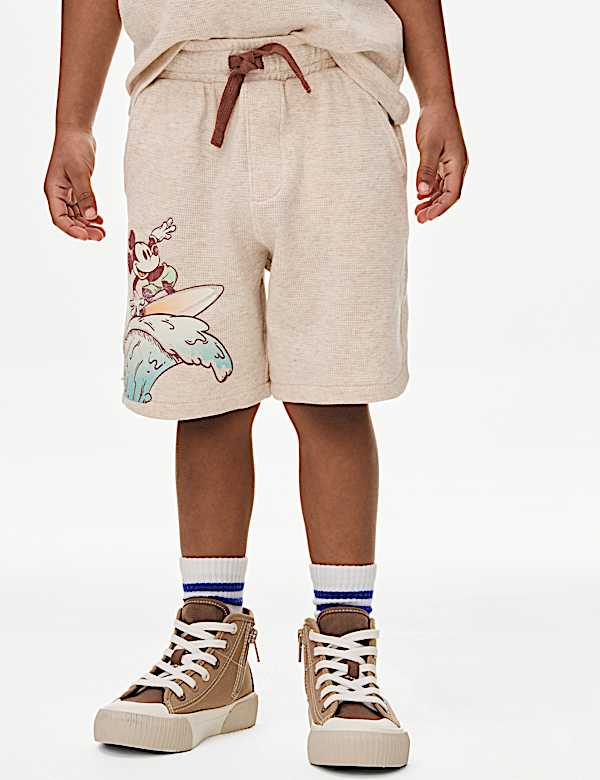 2-teiliges Outfit aus reiner Baumwolle mit Mickey Mouse™ Motiv (1–8 J.) - AT