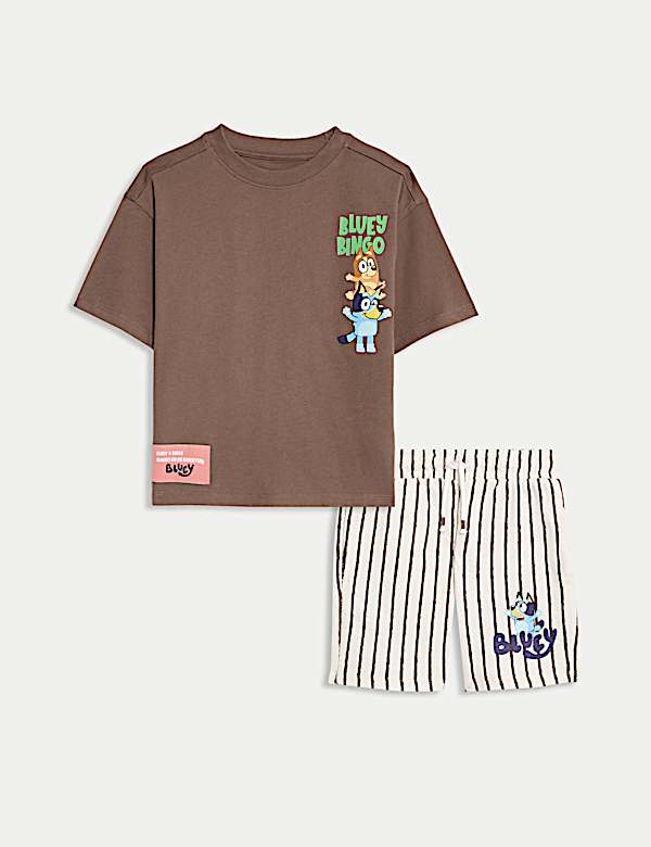 2pc Pure Cotton Bluey™ Top & Bottom Outfit (2-8 Yrs) - BN
