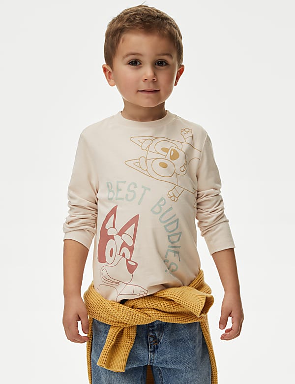 Pure Cotton Bluey™ Top (2-8 Yrs) - GR