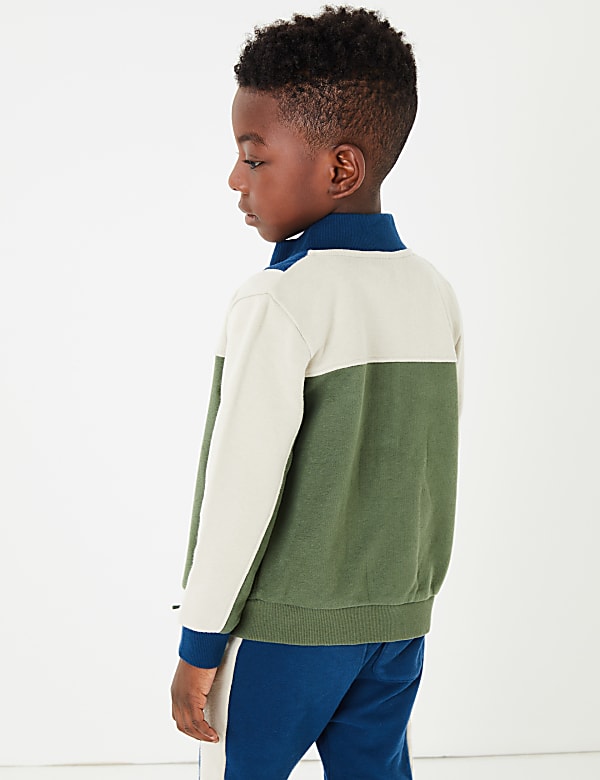 Jersey Colour Block Sweatshirt (3 Months - 7 Years)