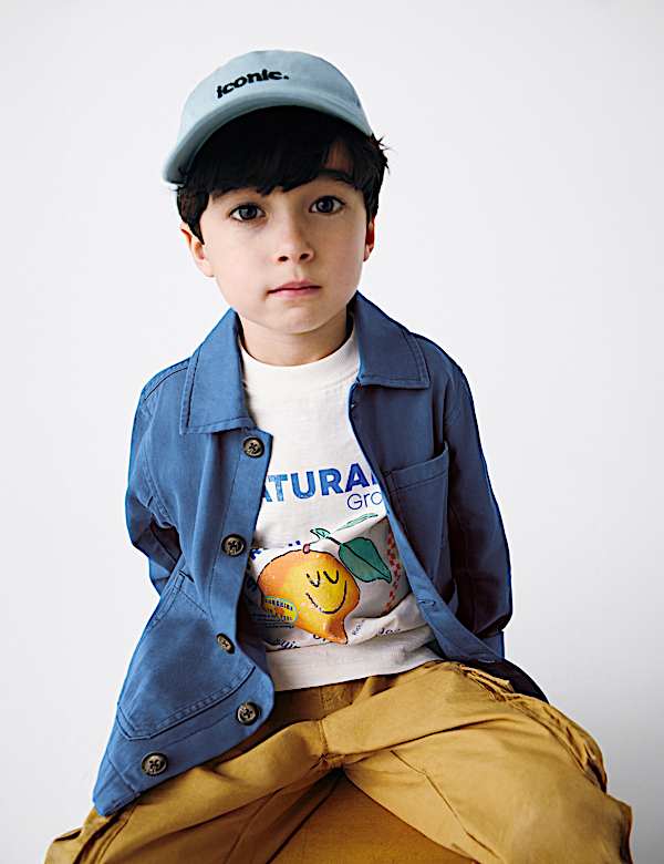 Cotton Blend Utility Shacket (2-8 Yrs) - IL