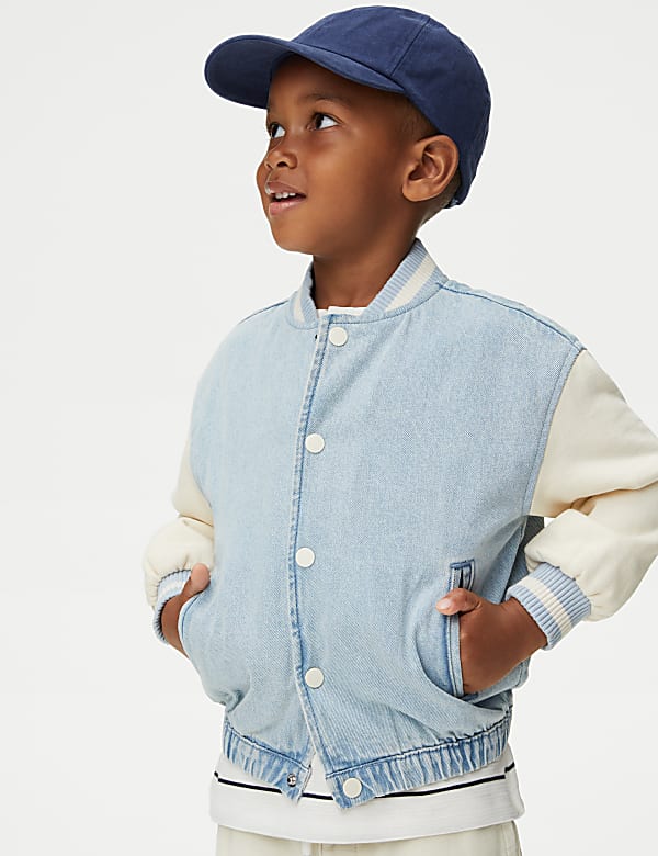 Denim Bomber Jacket (2-8 Yrs)
