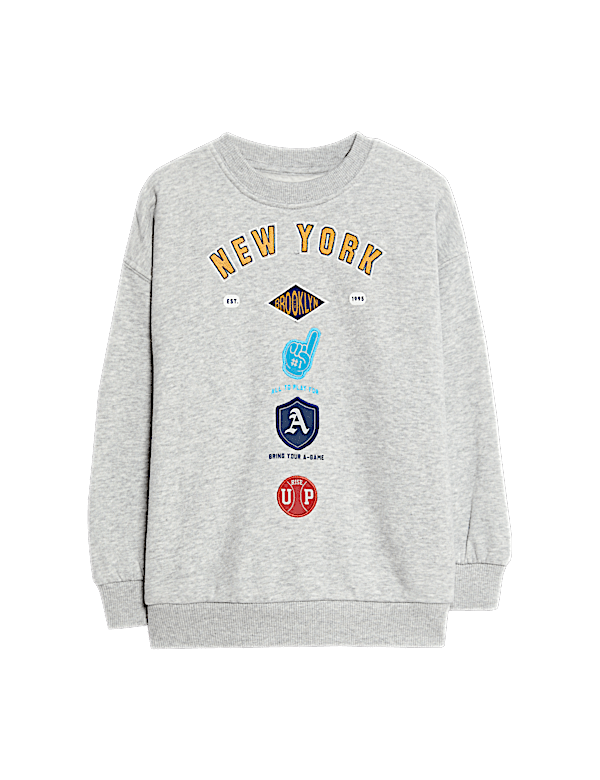 Cotton Rich Sweatshirt (2-8 Yrs)