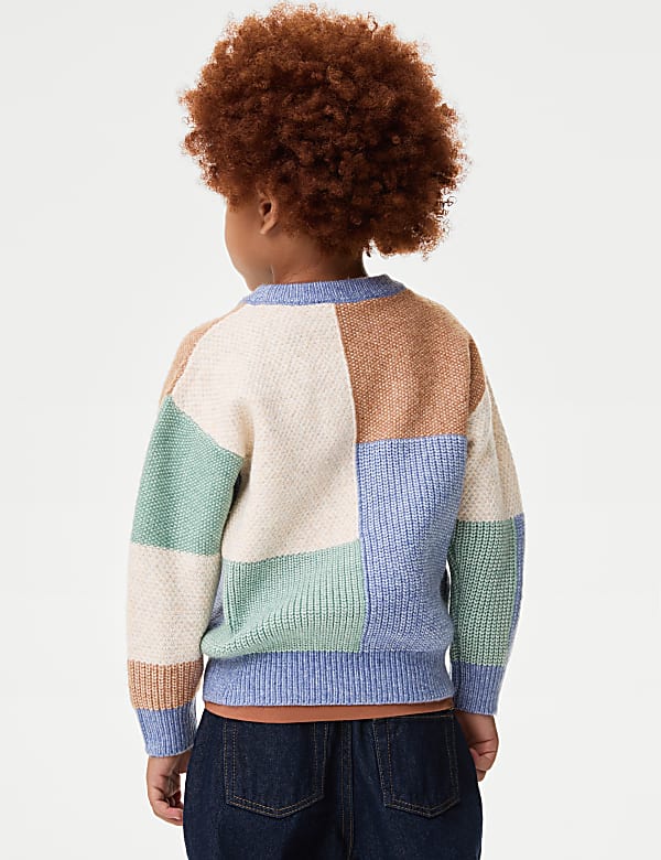 Patchwork Knitted Jumper (2-8 Yrs)