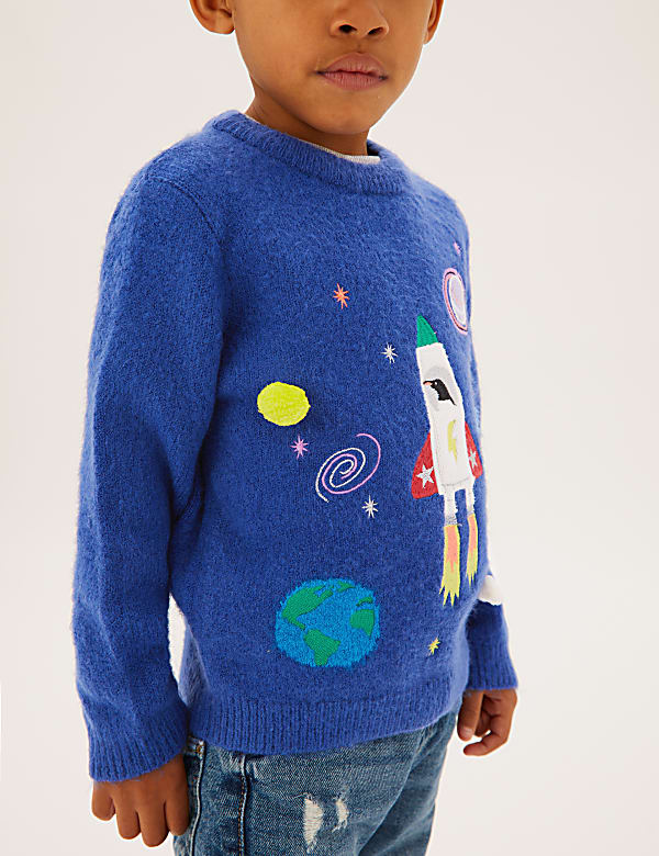 Space Knitted Jumper (2-7 Yrs)
