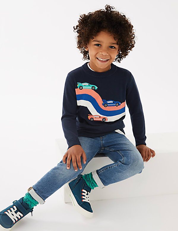 Pure Cotton Car Jumper