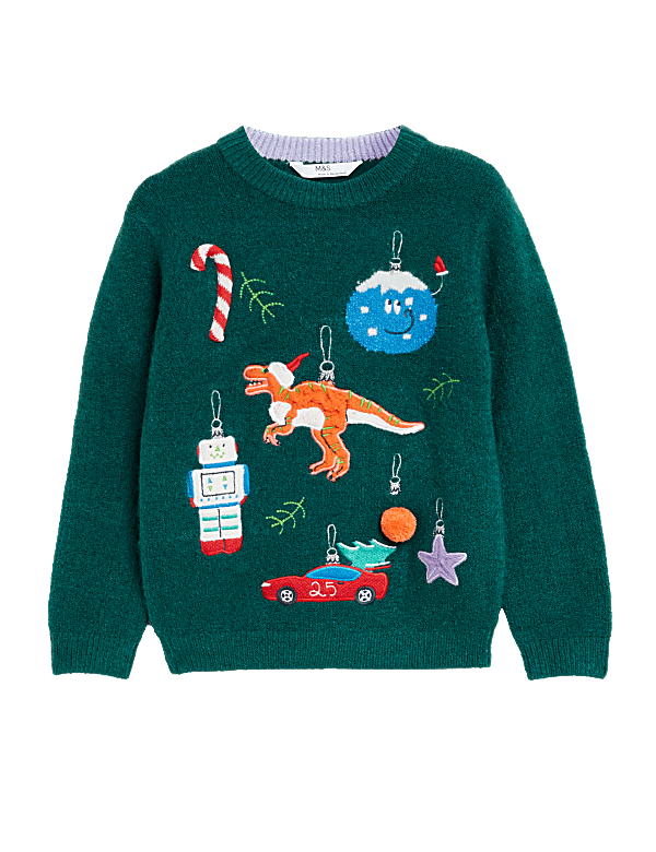 Knitted Christmas Tree Jumper