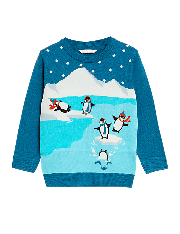 Knitted Penguin Jumper