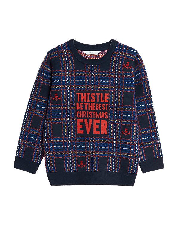 Mini Me Scottish Christmas Jumper