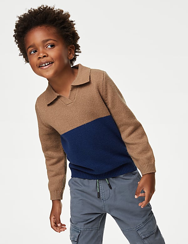 Marks and spencer colour block jumper top