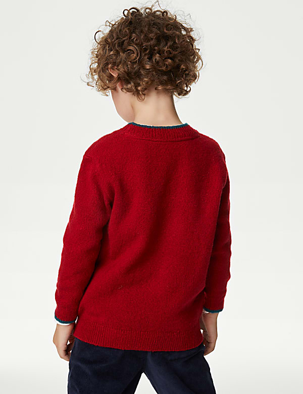 Trui met kerstboommotief (2-8 jaar) - BE