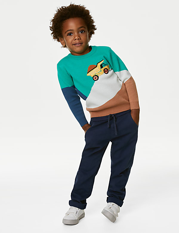 Truck Knitted Jumper (2-8 Yrs)