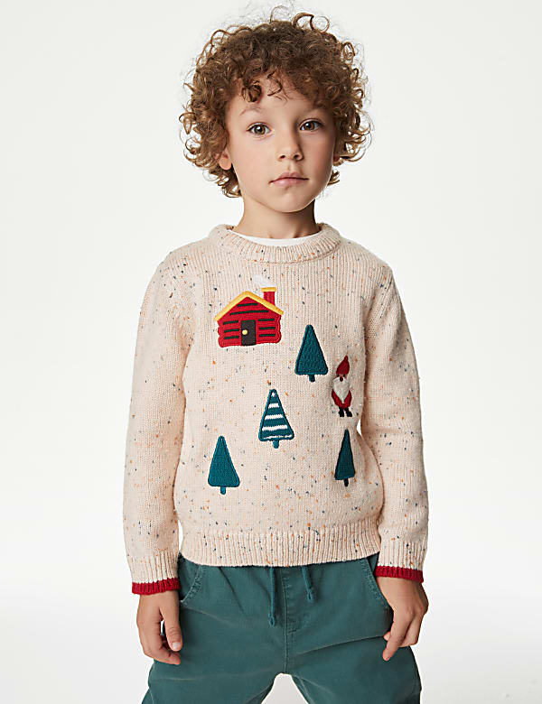 Knitted Christmas Jumper (2-8 Yrs) - AL