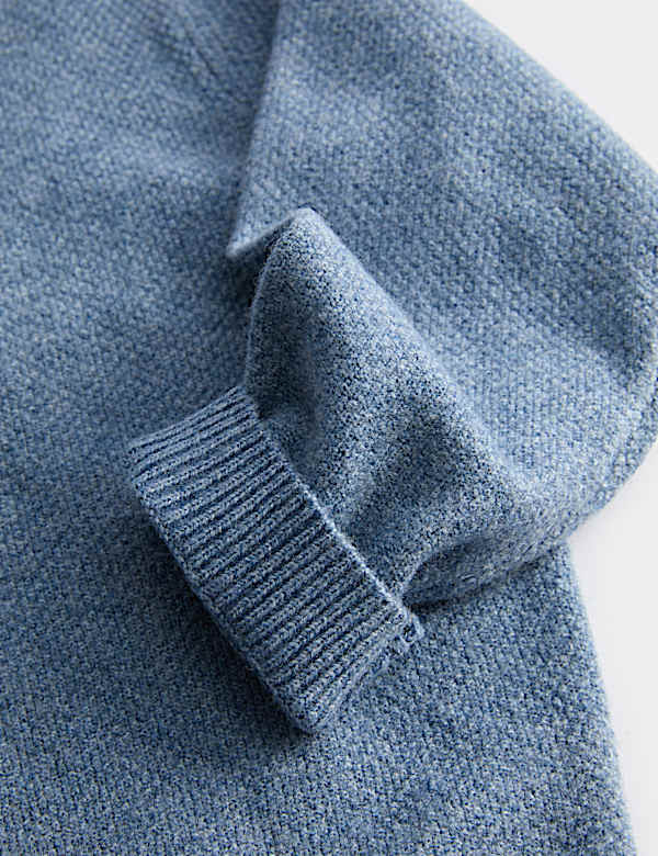 Henley Knitted Jumper (0-8 Yrs)