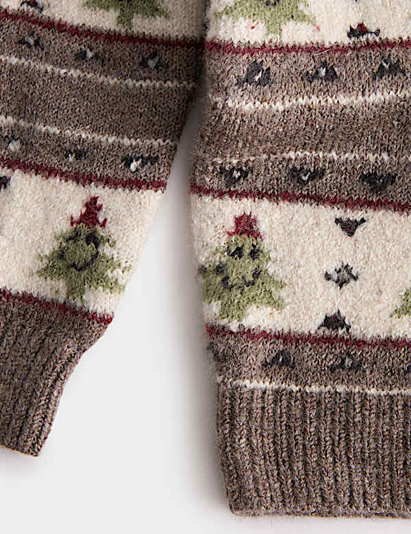 Fair Isle Christmas Tree Jumper (2-8 Yrs)