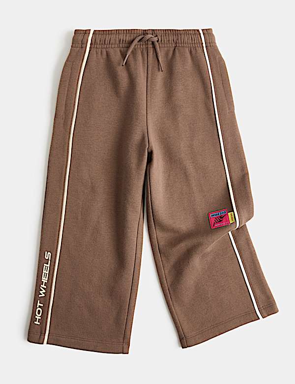 Cotton Rich Hot Wheels&trade; Wide Leg Joggers (2-8 Yrs)