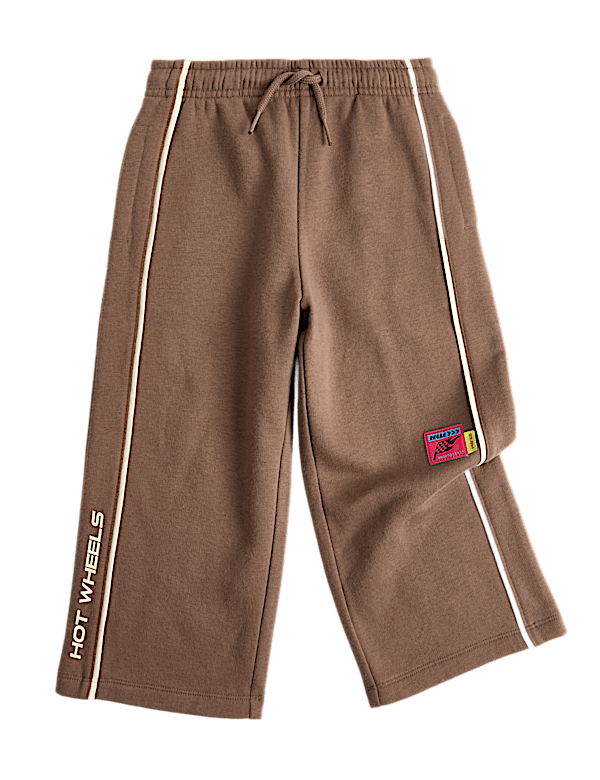 Cotton Rich Hot Wheels&trade; Wide Leg Joggers (2-8 Yrs)