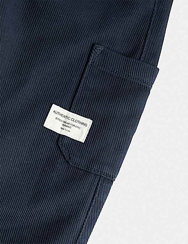 Relaxed Denim Cargo Jeans (2-8 Yrs)